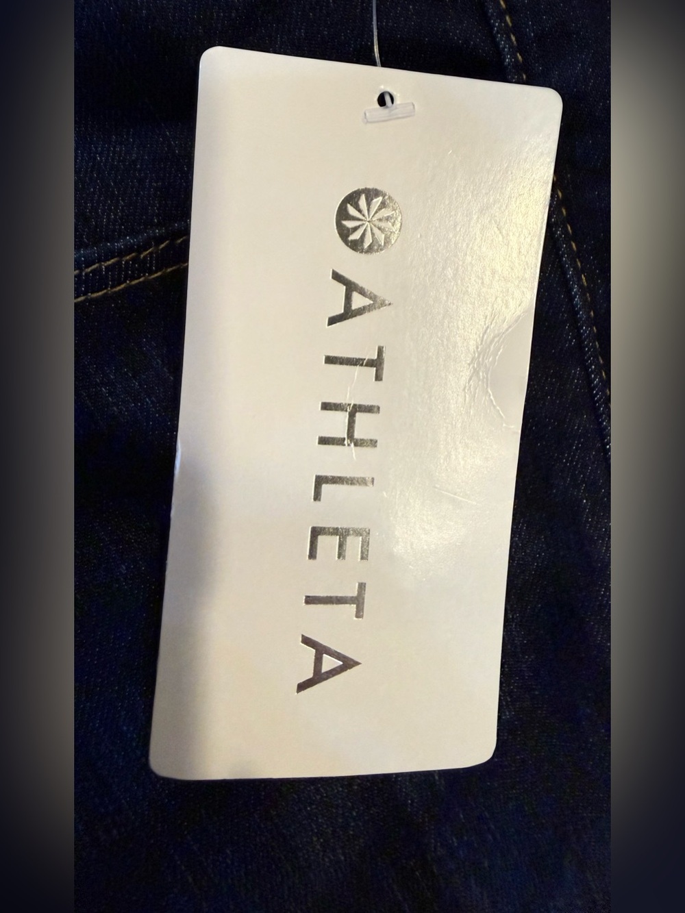 NWT Athleta Sculptek Ultra Skinny Jeans Size 4 Midnight Wash Stretch Denim - Picture 12 of 12